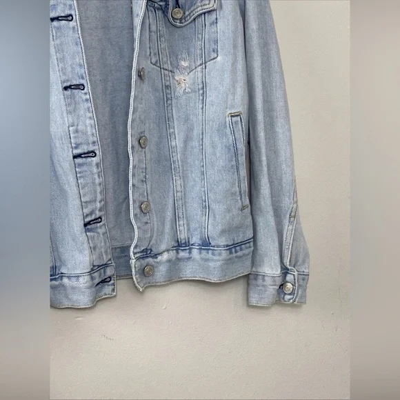 Pacsun Women's Distressed Blue talla L - Picture 3 of 10